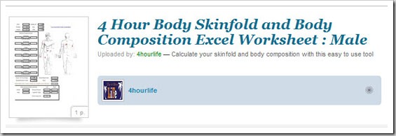 Skinfold-Male