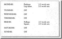 The New Blood Training Schedule