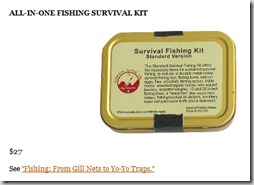 All In One Fishing Survival Kit